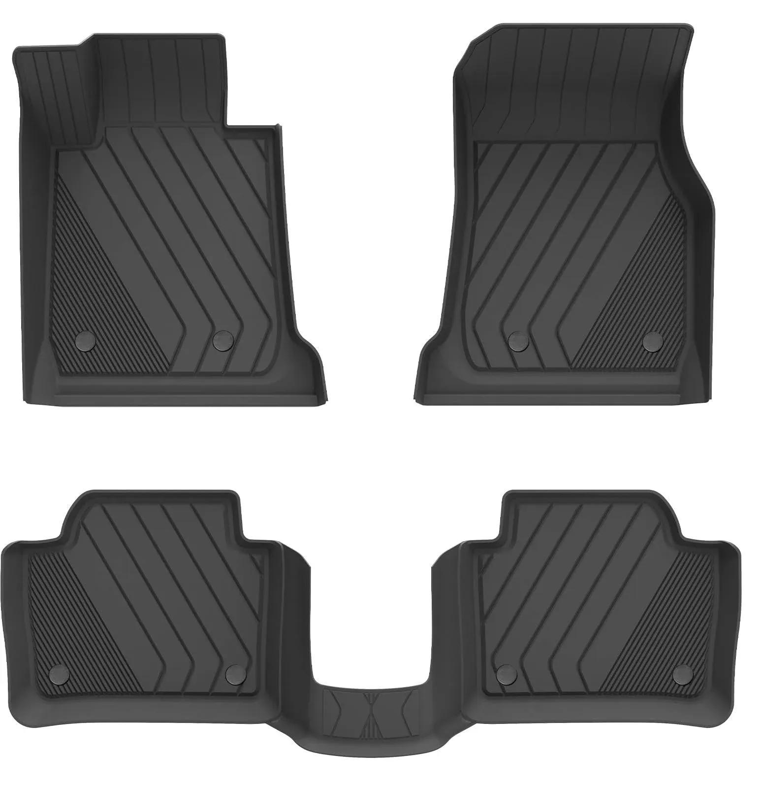 Lasfit Floor Mats 2013-2018 for BMW 3 Series 320i 328d 328i 330e 330i 335i 340i RWD & Sedan OnlyNot for 335is, X-Drive, GT Custom Fit TPE All Weather