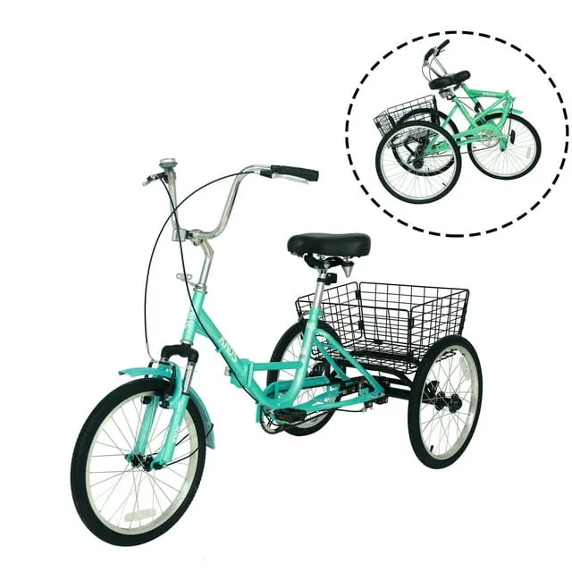 VEVOR Foldable Adult Tricycle