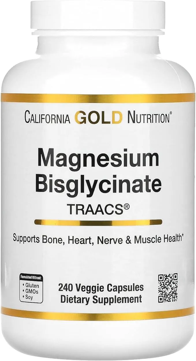 Magnesium Bisglycinate, High Absorption Albion Minerals, 240 Veggie Capsules