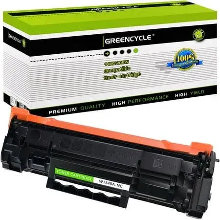 Greencycle 1 Compatible for HP 134a W1340a (no Chip) Black Toner Cartridge Replacement with HP LaserJet M209dw MFP M234dw M234sdw M234sdn Printer