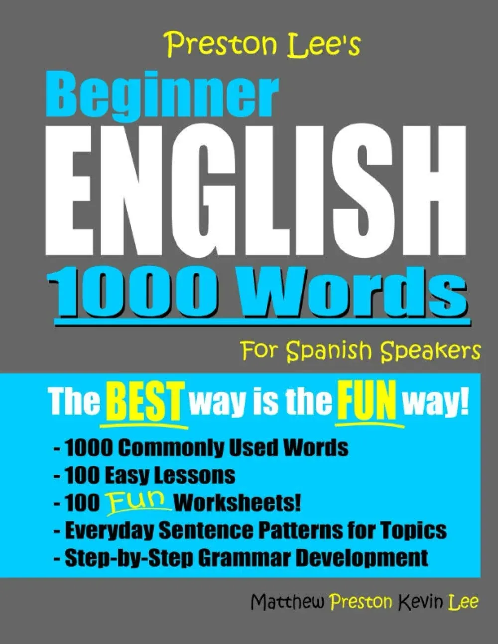 Preston Lee's Beginner English 1000 Words For Spanish Speakers (British Version)