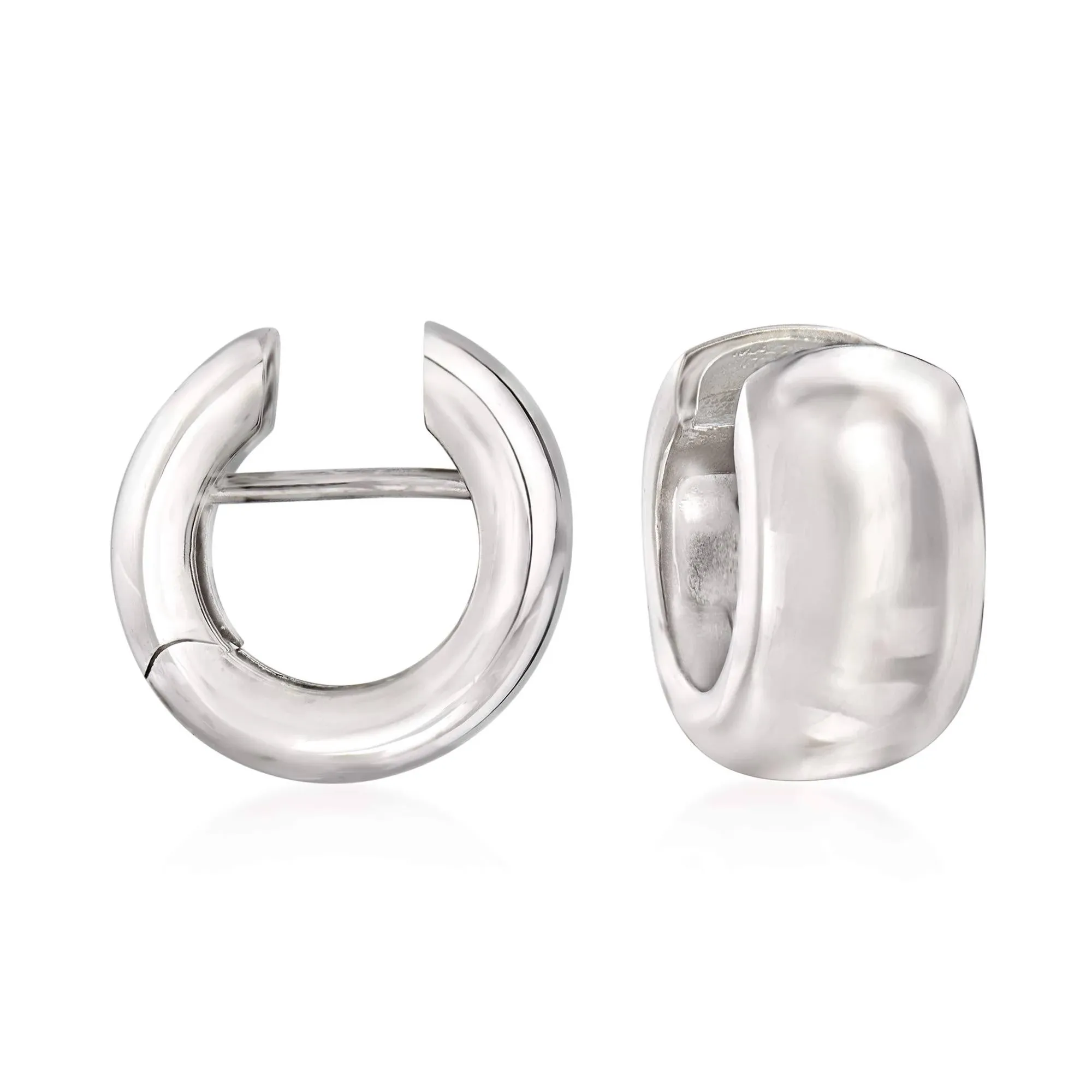 Ross-Simons Italian Sterling Silver Huggie Hoop Earrings