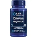 Life Extension Potassium With Extend Release Magnesium Dietary Suppliment (60 ct)