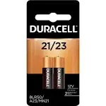 Duracell Batteries, Alkaline, 21/23, 12V, 2 Pack - 2 batteries