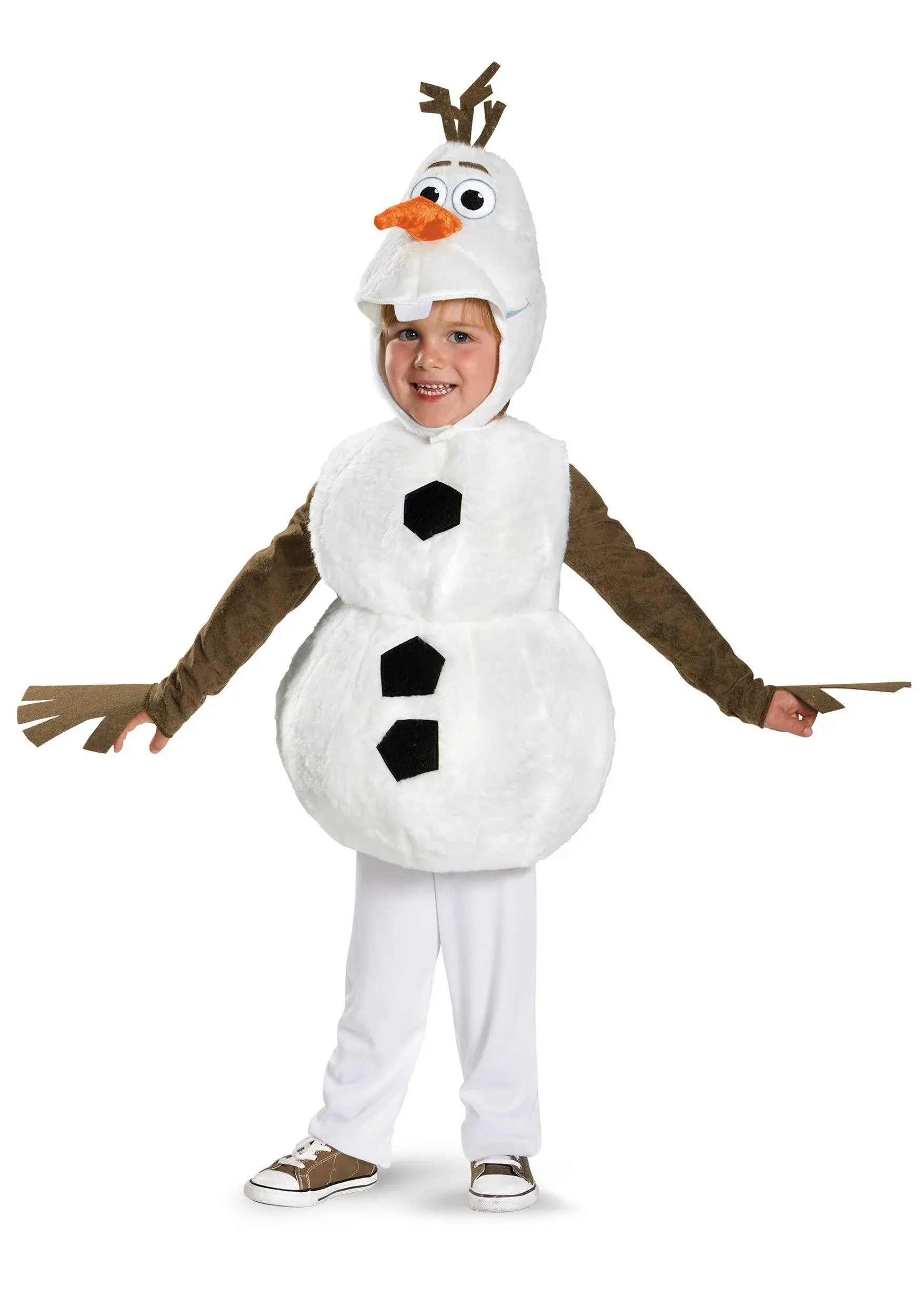 Disney Frozen Official Licensed Olaf Child Deluxe Plush Snowman Toddler Costume