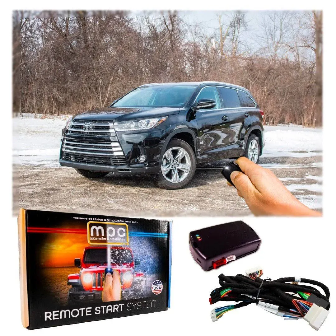 OEM Remote Activated Remote Start For 2014-2019 Toyota Highlander - Gas