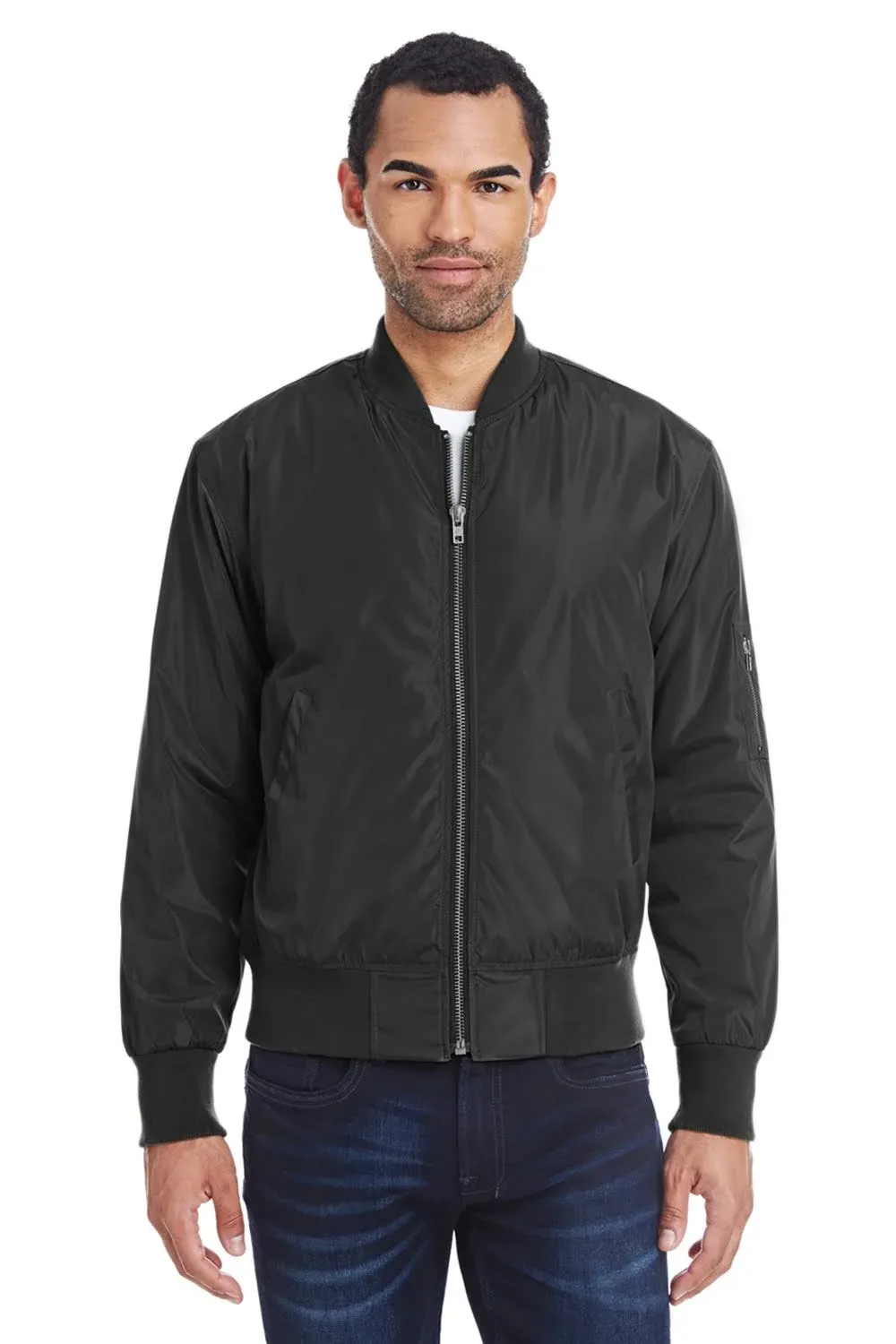 Threadfast Apparel 395J Unisex Bomber Jacket M