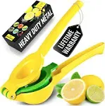 Zulay Kitchen Metal 2-In-1 Lemon Squeezer Manual