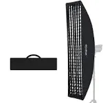 Godox 30x120cm 12"x 47" Strip Box Honeycomb Grid Softbox Rectangle Softbox Bowen