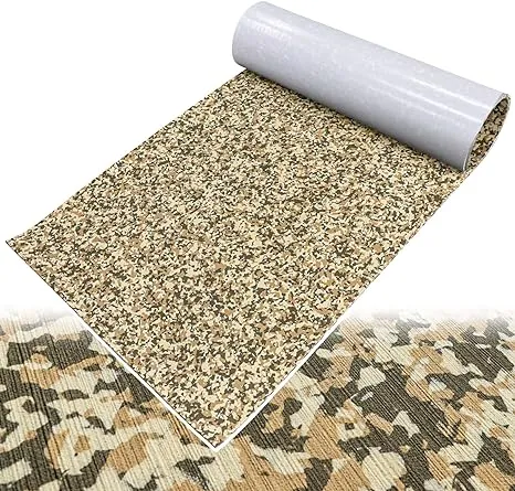 EVA Foam Boat Decking Self Adhesive Boat Flooring Camo Brushed 94.5"x23.6" Trimmable Marine Carpeting for Boats Swim Platform RV Flooring Kayak RV Stairs Cooler Tops Pontoon Golf Cart Non Slip Mats