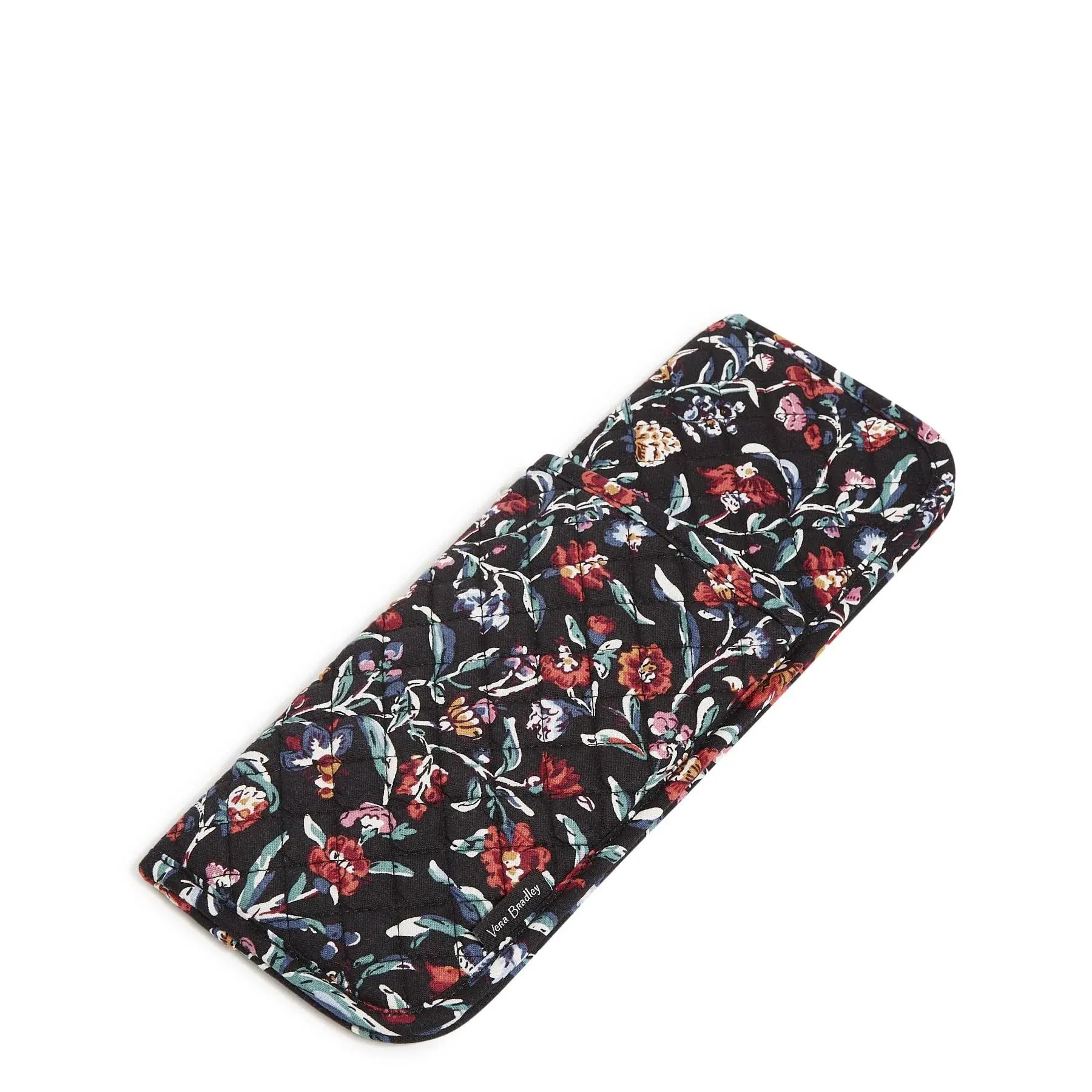 Vera Bradley Women's Cotton Curling & Flat Iron Cover Perennials Noir