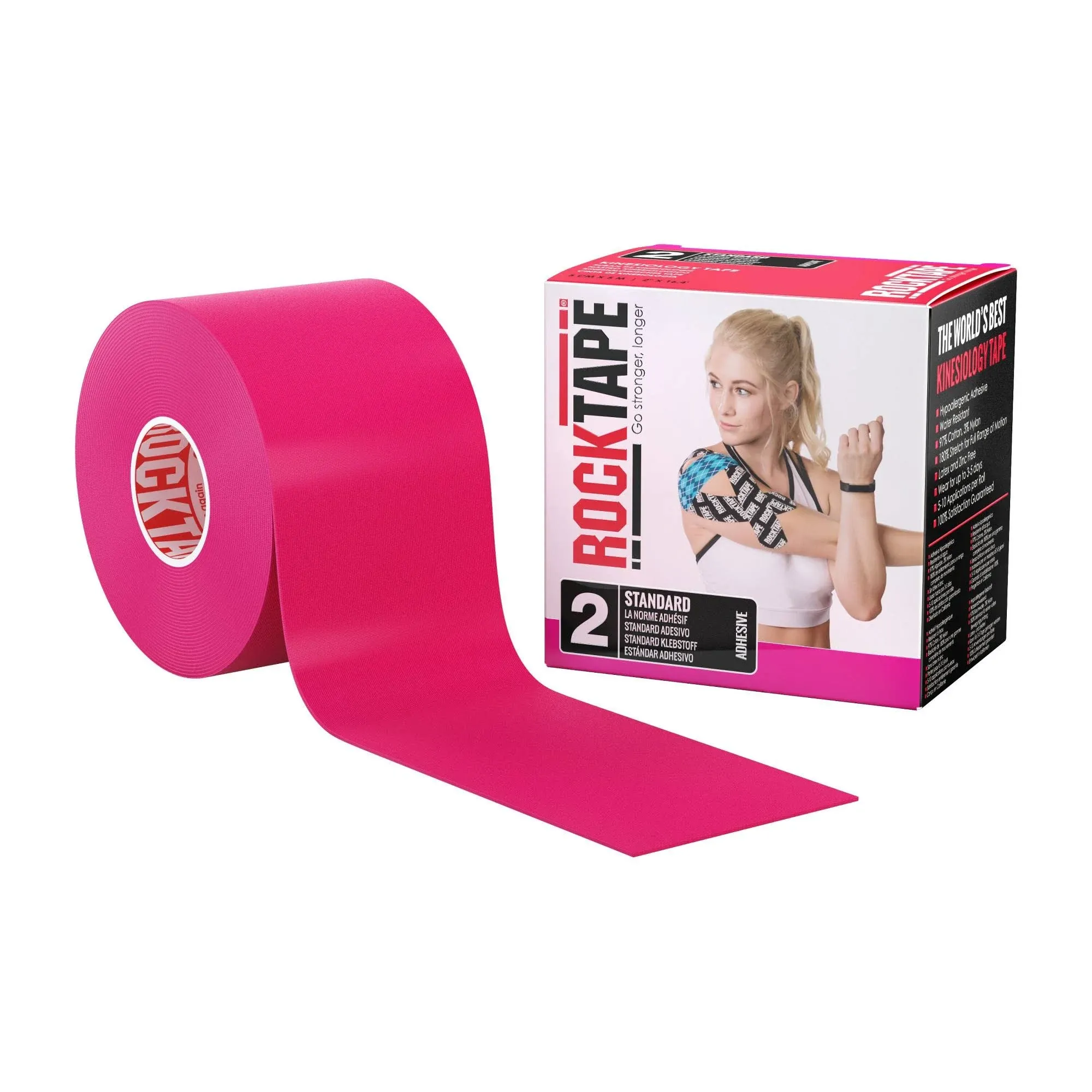 RockTape - 2" x 16.4' Roll - Pink