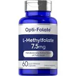 L Methylfolate 7.5 mg | 60 Capsules | Optimized and Activated | Non Gmo, Gluten Free | Methyl Folate, 5 Mthf | by Opti Folate