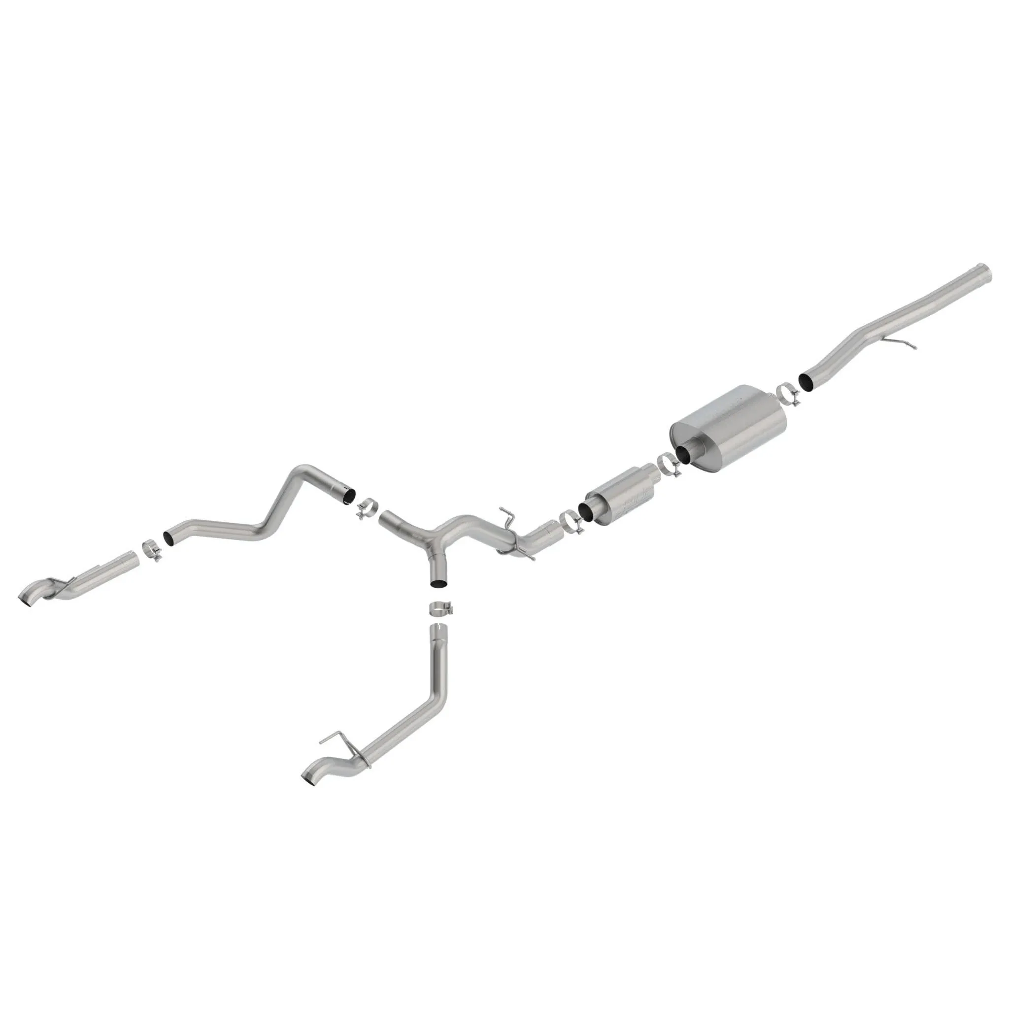 Borla 19 Chevrolet Silverado/GMC Sierra 1500 6.2L SS (S-Type) Catback Exhaust w/ Factory Tips - 140773