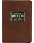 One Minute with God for Men 365 Devotions, Brown Faux Leather Flexcover