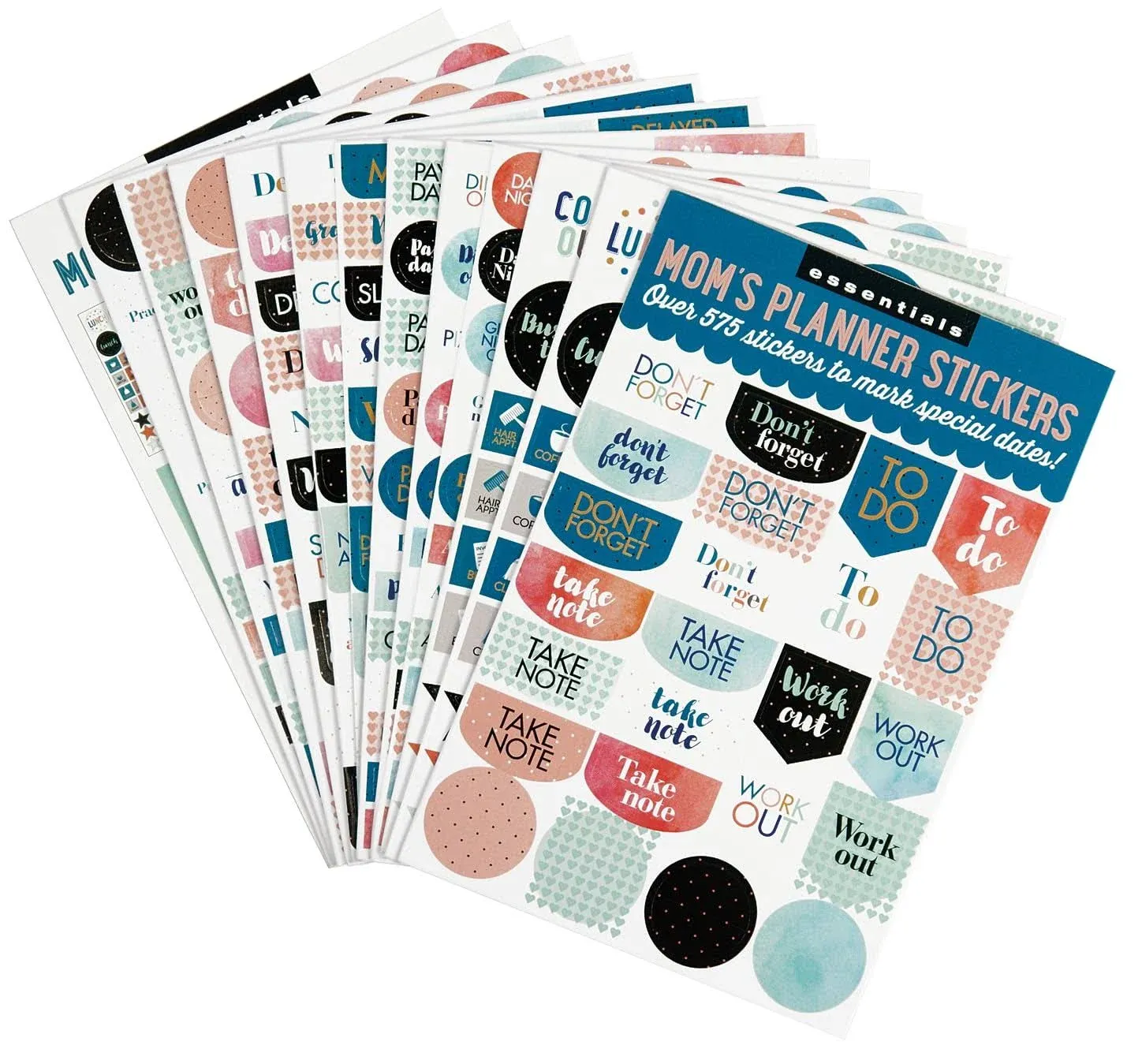 Essentials Mom's Weekly Planner Stickers (set of 575 stickers)