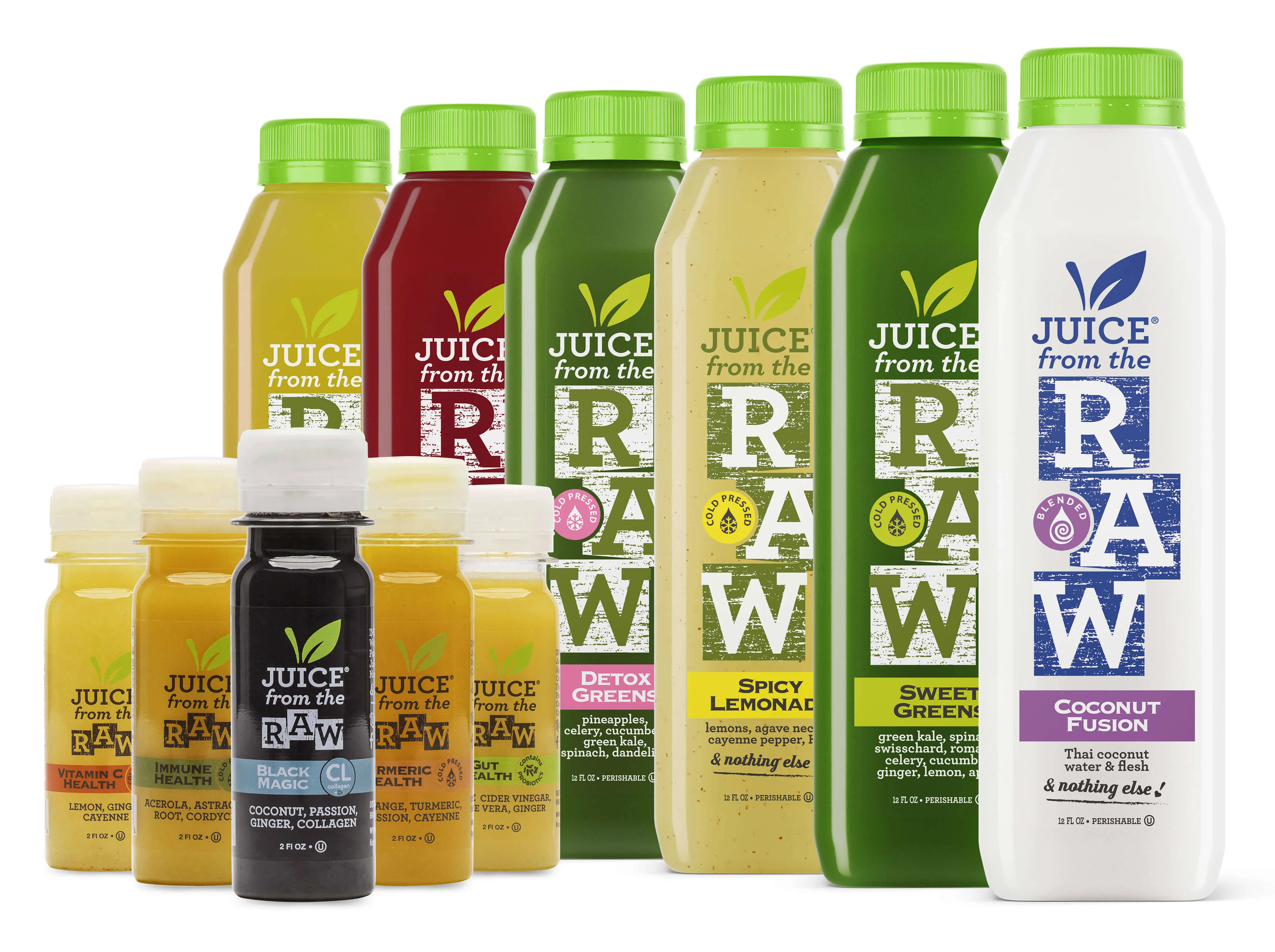 3-Day Juice Cleanse with/or Shots | Juice From the RAW®