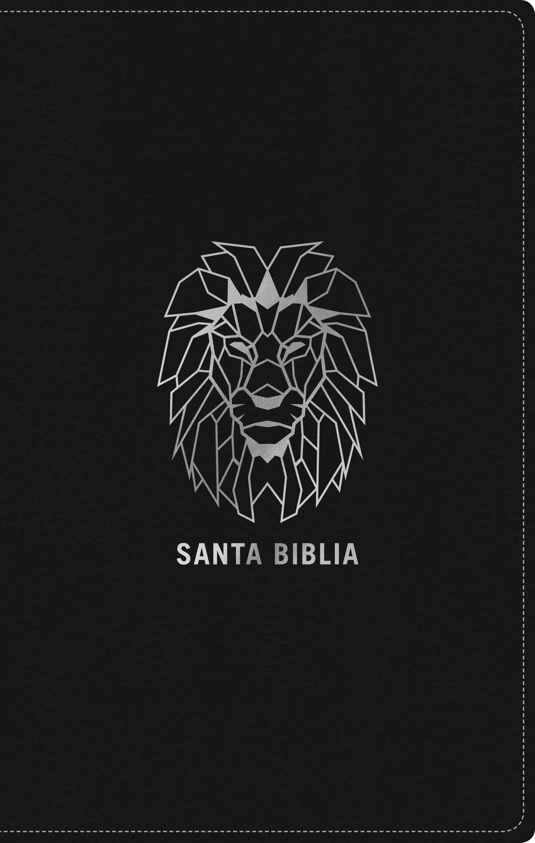 Santa Biblia Ntv  Edición Zíper  León (Sentipiel  Negro) (Hardcover)