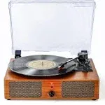 Record Player Bluetooth Turntable for Vinyl with Speakers &amp; USB Player,Vinyl 