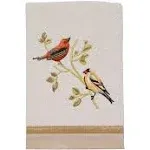 Avanti Gilded Birds Fingertip Towel - Ivory