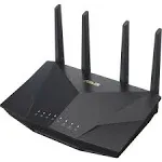 ASUS RT-AX5400 wireless router Gigabit Ethernet Dual-band (2.4 GHz / 5 GHz) Black