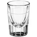 Libbey 5126/A0007 2 oz. Fluted Shot Glass with 1 oz. Pour Line - 12/Pack