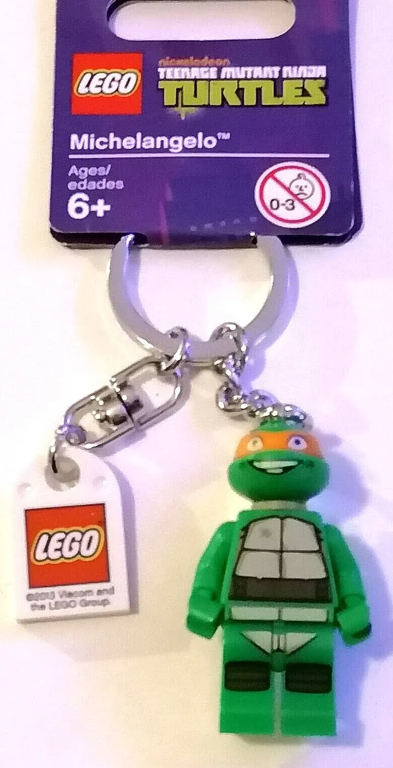 LEGO Teenage Mutant Ninja Turtles Michelangelo Key Chain