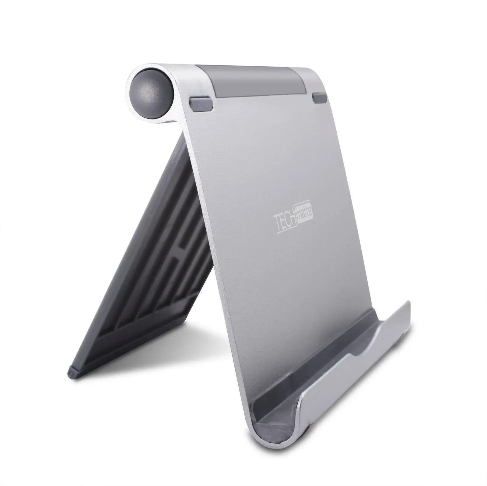 TechMatte Multi-Angle Aluminum Stand/Holder for Tablets, E-Readers, Smartphones