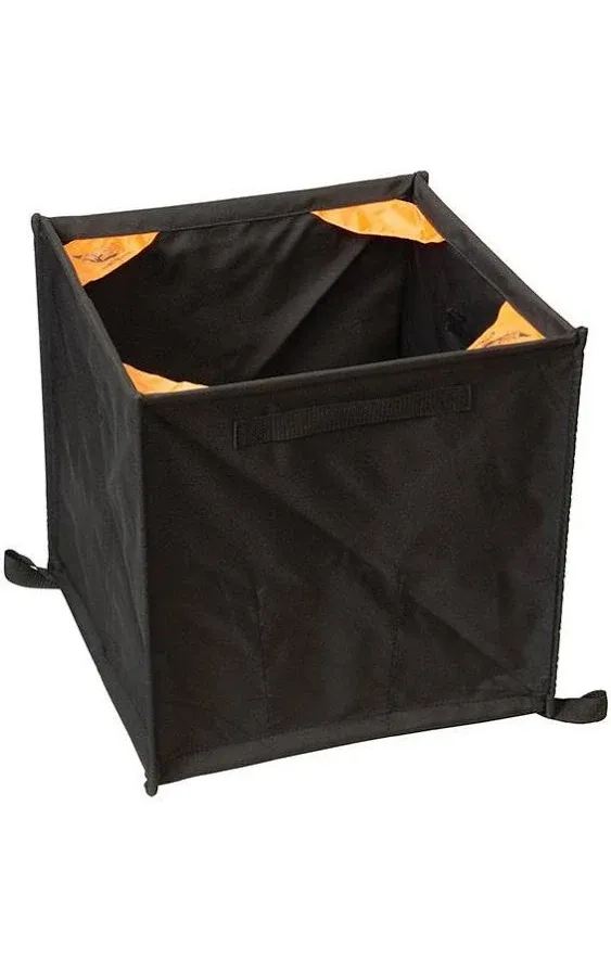 Weaver Folding Throw Line Storage Cube (Black/Orange)