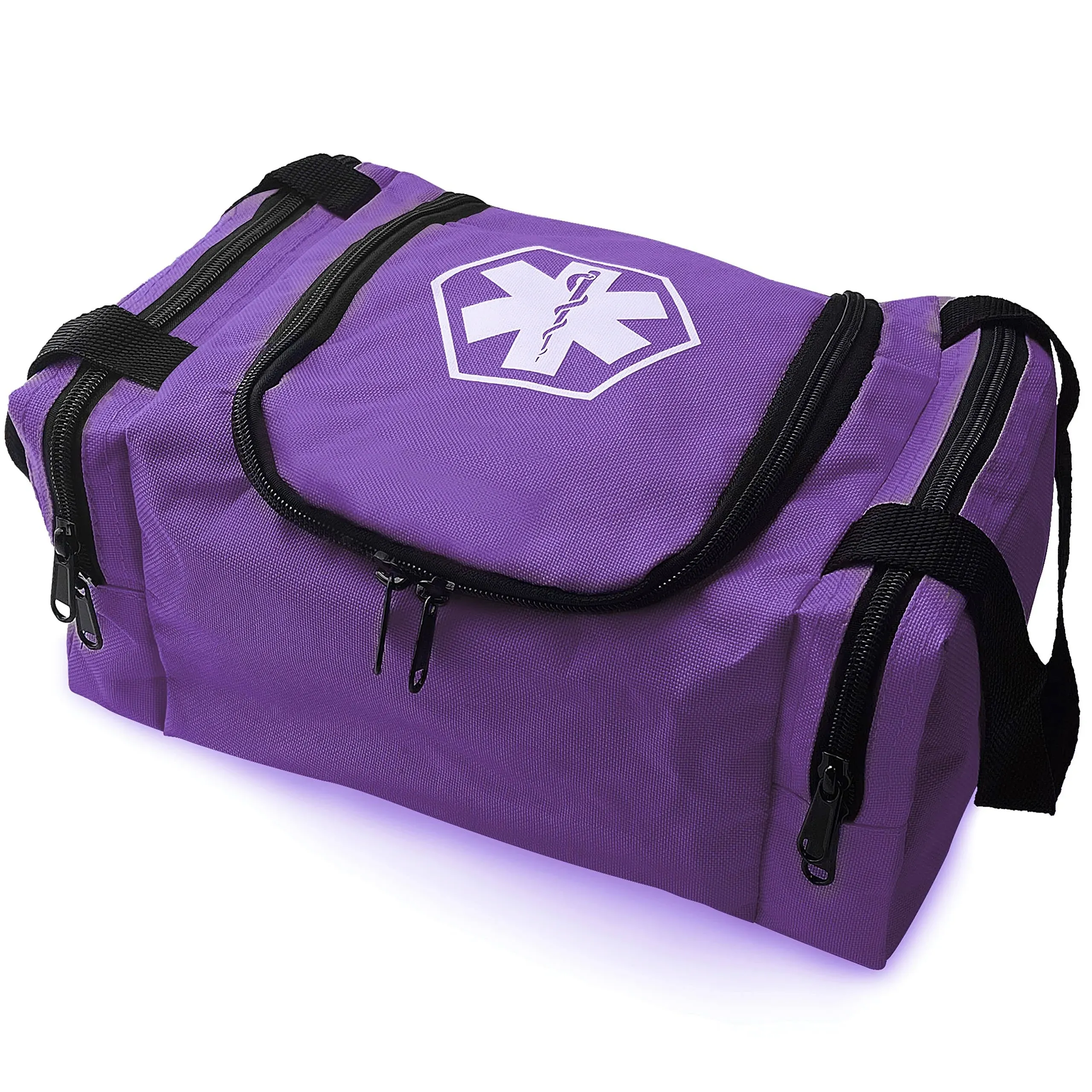 ASA Techmed First Aid Responder EMS Emergency Medical Trauma Bag EMT, Fire Fighter, Police Officer, Paramedics, Nurse, Purple