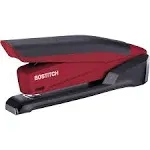 InPower Spring-Powered Desktop Stapler, 20-Sheet Capacity, Red