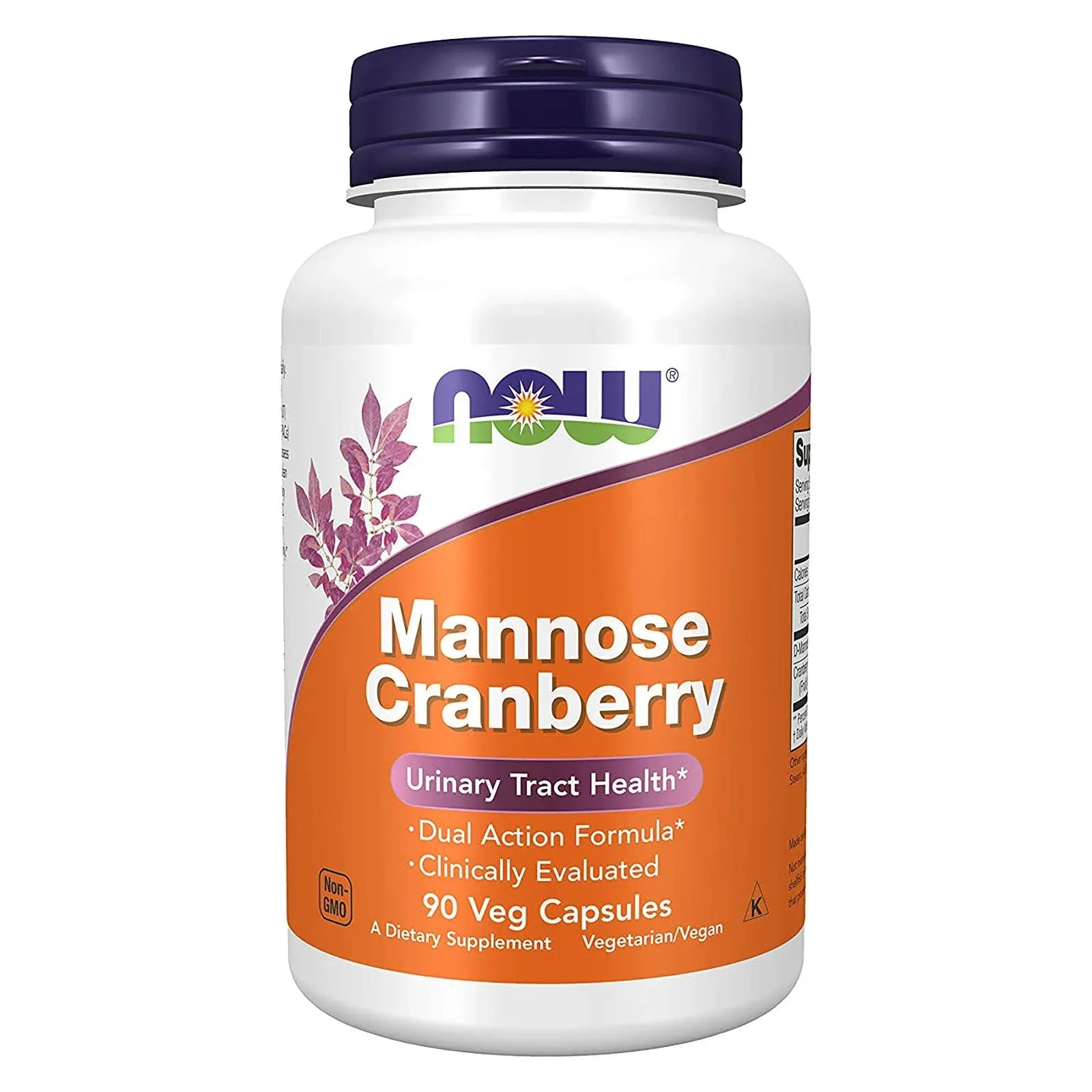 Now - Mannose Cranberry - 90 Veg Capsules