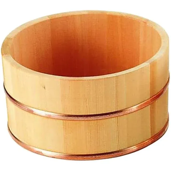 Yamaco Sawara Hot Tub (Copper Tag) 8.9 x 4.5 inches (225 x 115 mm)