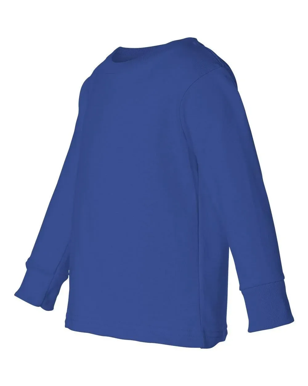 Rabbit Skins Toddler Long Sleeve Cotton Jersey T-Shirt - 3311 - Royal - 5/6