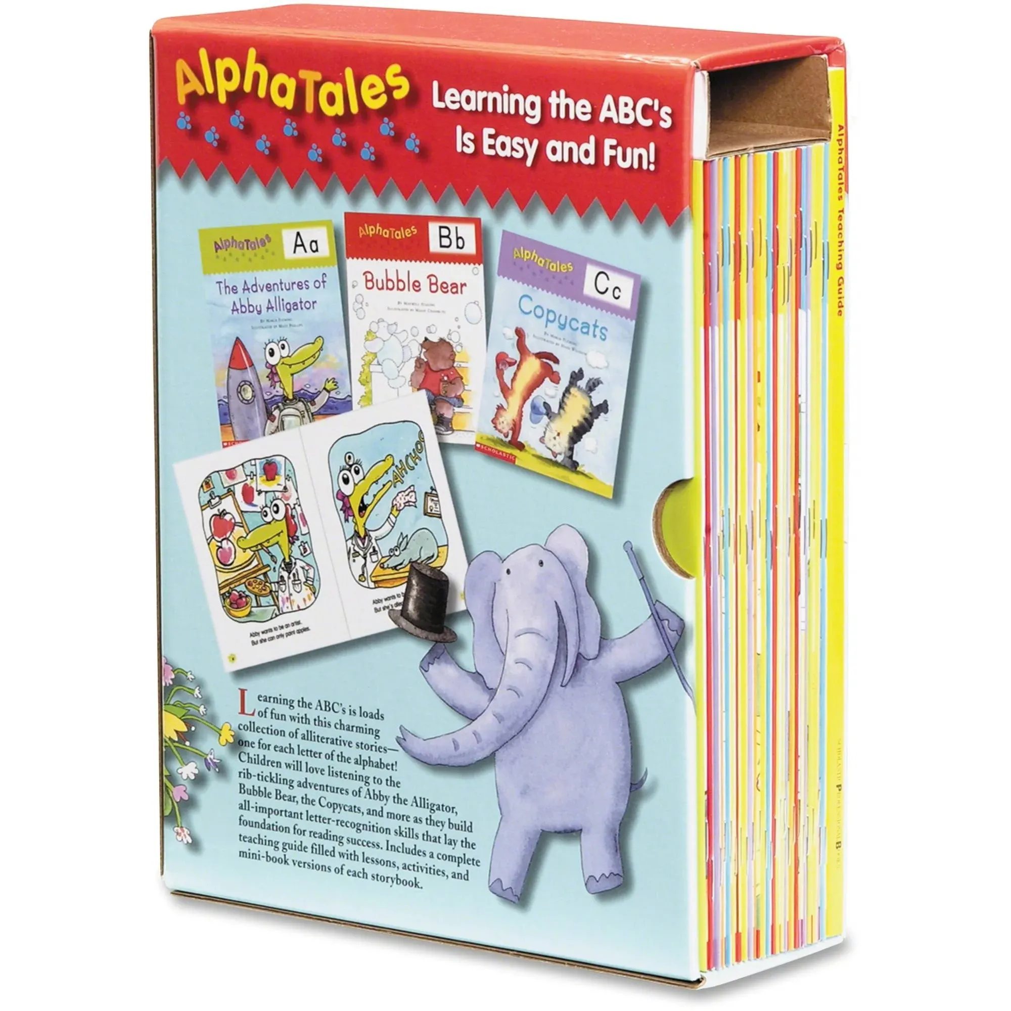 AlphaTales: A Set of 26 Irresistible Animal Storybooks That Build Phonemic Awareness & Teach Each Letter of the Alphabet