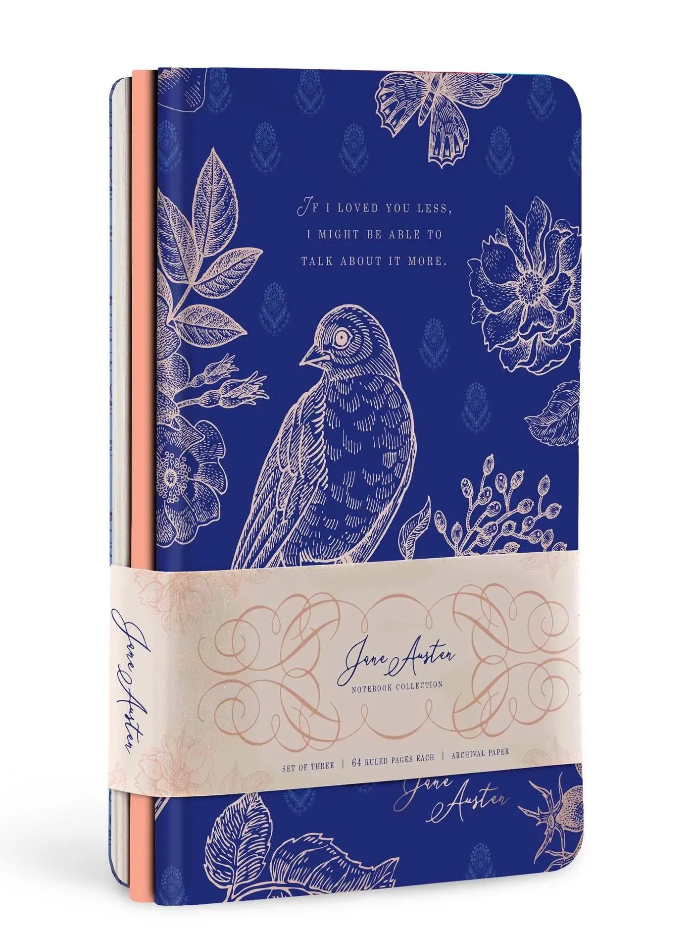 Jane Austen Sewn Notebook Collection (Set of 3)