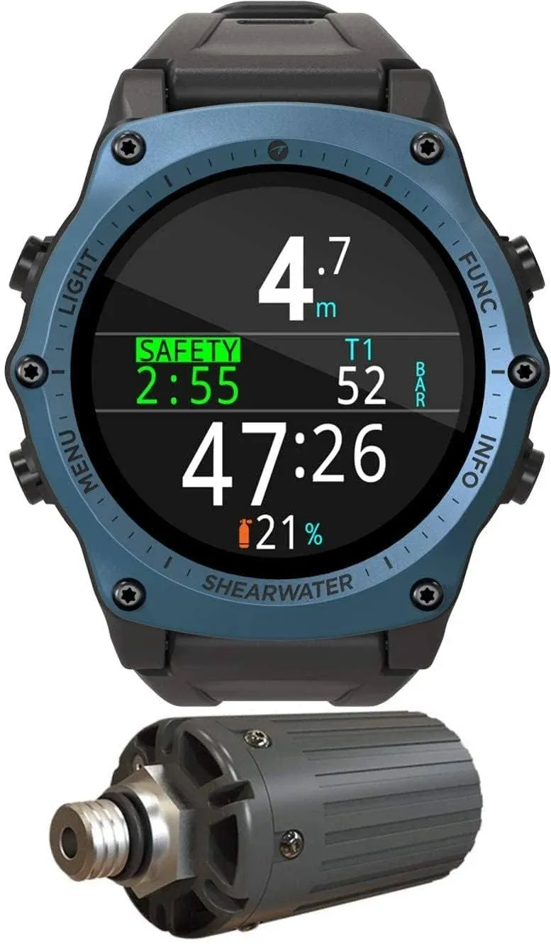 SHEARWATER RESEARCH Teric Wrist Dive Computer (Blue)