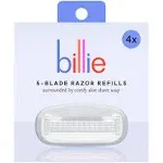 Billie 5-Blade Razor Refills, 4 Count