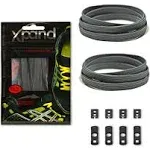 Xpand Laces No-Tie One Size Elastic Shoelaces - Gray