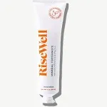 RiseWell Natural Hydroxyapatite Toothpaste - Fluoride-Free, SLS-Free, Whitening, Remineralizing, Sensitive Teeth - Dentist Recommended - Wild Mint, 4 oz - Made in The USA