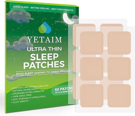 Yetaim Sleep Patches, 60 Deep Sleep Patches for Adults, Upgraded All N