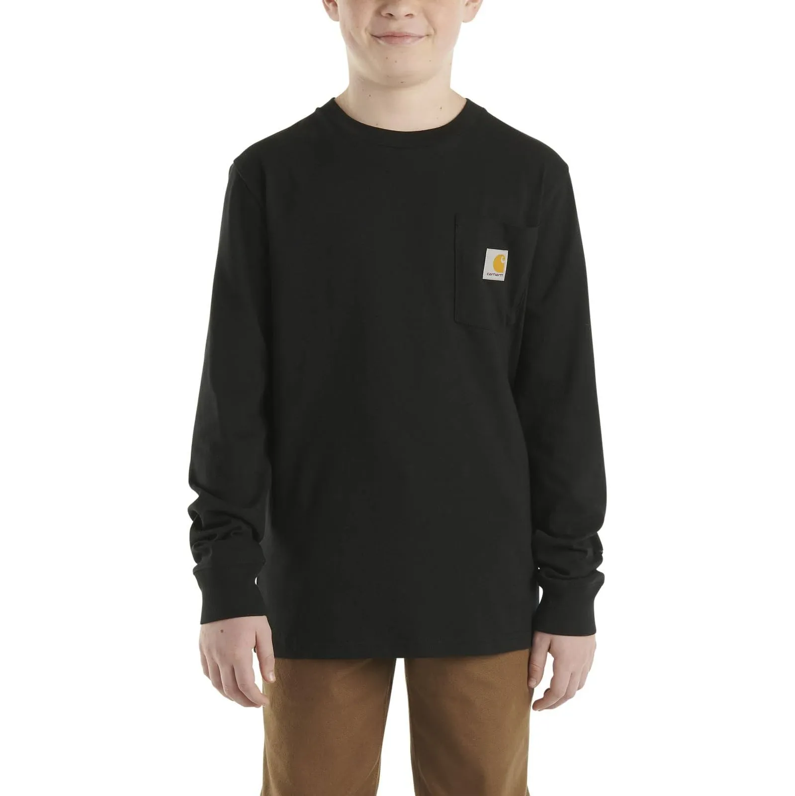 Carhartt Boys' Long-Sleeve Pocket T-Shirt