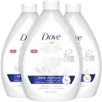 Dove Advanced Care Hand Wash Deep Moisture Pack of 3 for Soft, Smooth Skin More Moisturizers Than The Leading Ordinary Hand Soap, 34 oz