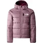 The North Face Purple Girls Reversible Perrito Hooded Jacket L