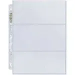 Ultra Pro 3-Pocket Proof Pages - 203D (100ct)