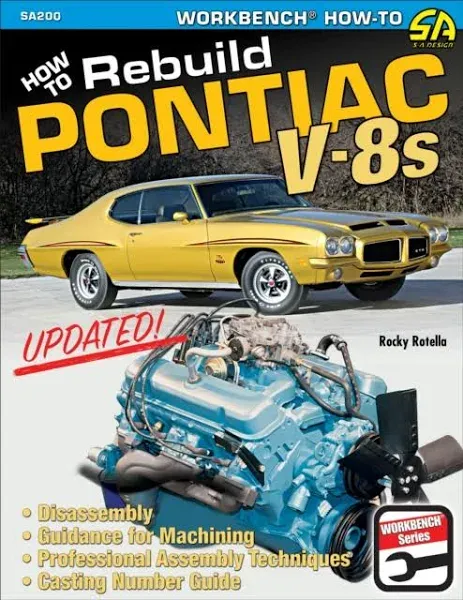 Fits SA Books How To Rebuild Fits Pontiac V8 Engines SA200