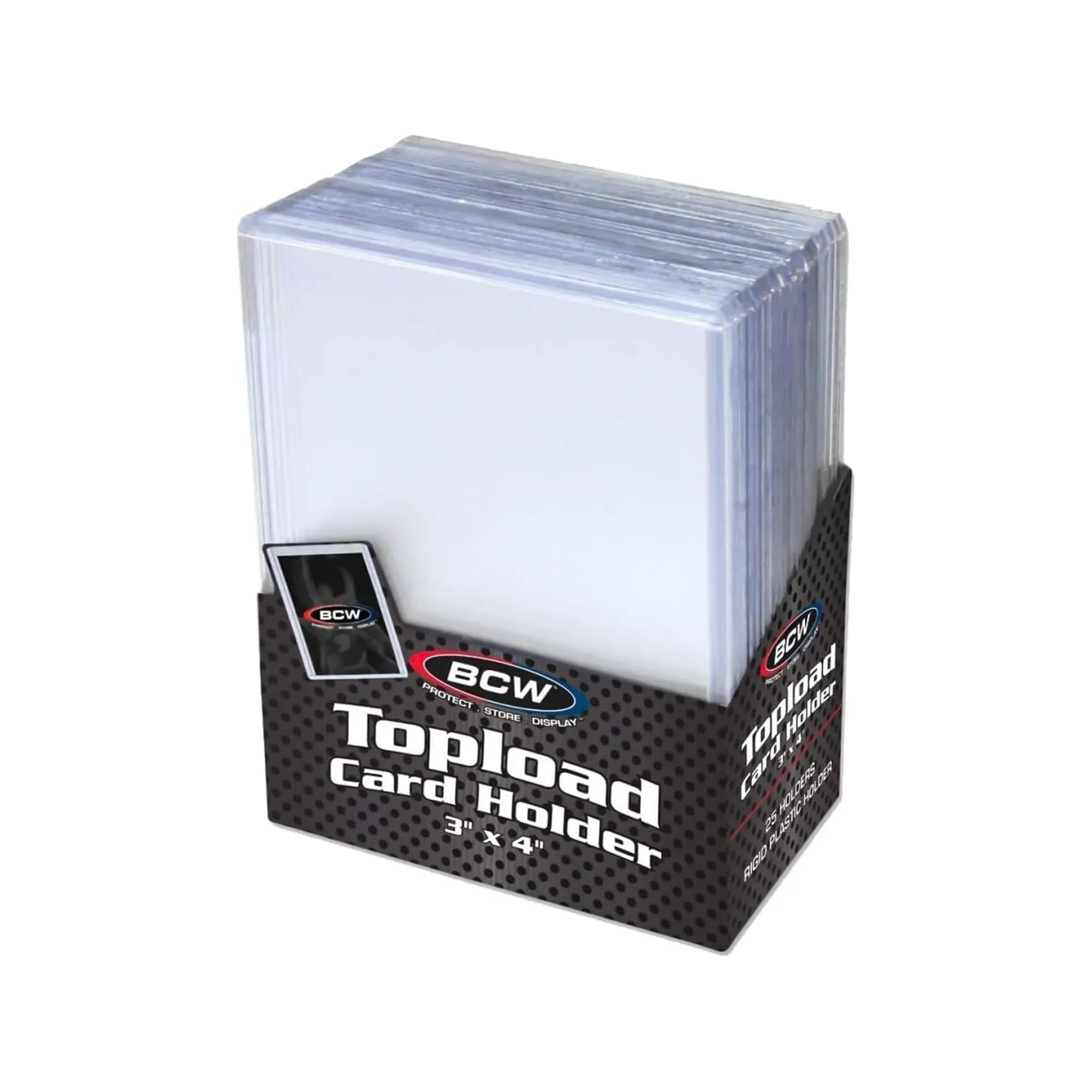 BCW Topload Standard Card Holder, 12 Mil - 25 pack